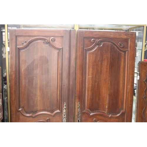44 - Pair of antique French doors, approx 174cm H x 63cm W and 174cm H x 69cm W (2)