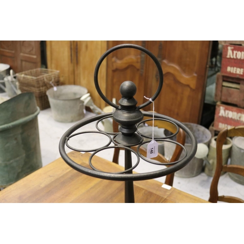 140 - Modern metal umbrella stand, approx 73cm H