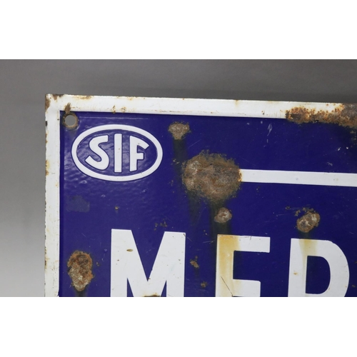 395 - Vintage French enamel street sign 