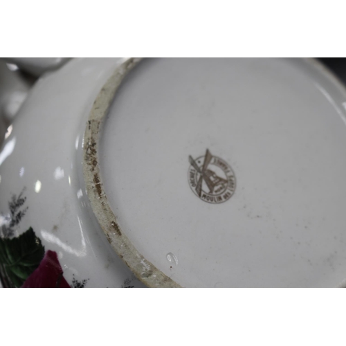409 - French Orchies Moulin Des Loups France chamber pot, A la Mariee on side and eye in the bottom, appro... 