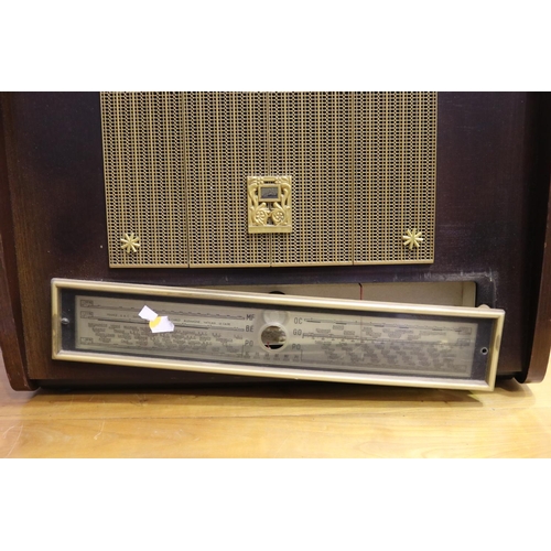 241 - Large old radio, French HMV, approx 41cm H x 56cm W x 38cm D