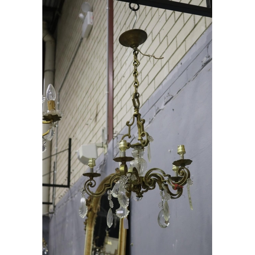 300 - French chandelier, unknown working condition, approx 80cm H