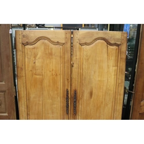 428 - Pair of antique French doors, each approx 154cm H x 59cm W (2)