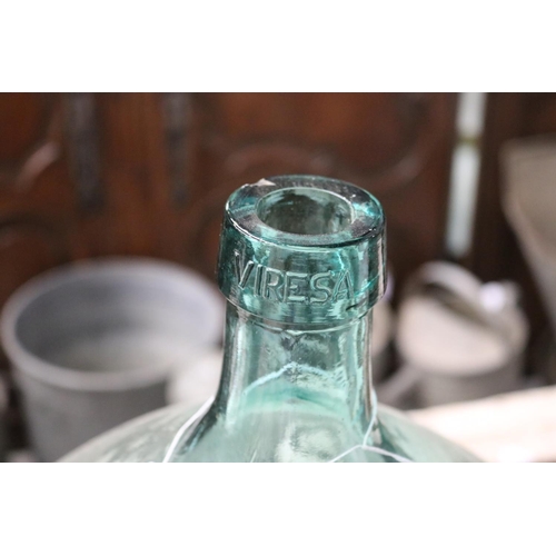 441 - Vintage Viresa wine makers bottle, approx 51cm H