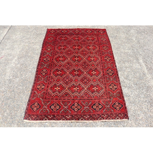 170 - Afghan Kundus hand knotted carpet, approx 210cm x 135cm