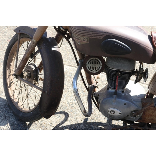 24 - Motoconfort U46C 125cc motorcycle in untouched condition, unknown working order
