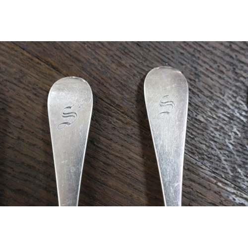 76 - Set of Ten antique hallmarked Victorian sterling silver spoons, Glasgow, 1871-72 maker William Coghi... 
