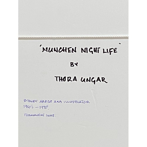 176 - Thora Ungar, Australia (Aboriginal), 1911-2005, coloured inks / texta pen 