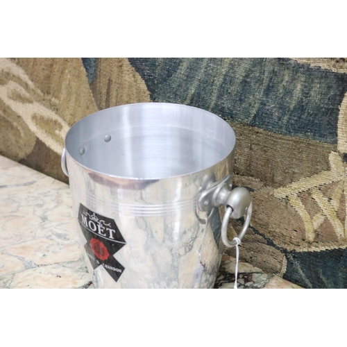 164 - French Moet & Chandon champagne bucket, approx 22cm H x 19cm Dia