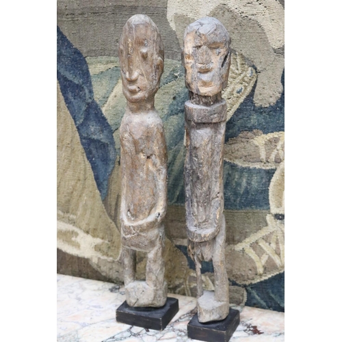 177 - Pair of old Dogon figures, acquired from the collection of Joseph Greenberg. Both figures are publis... 