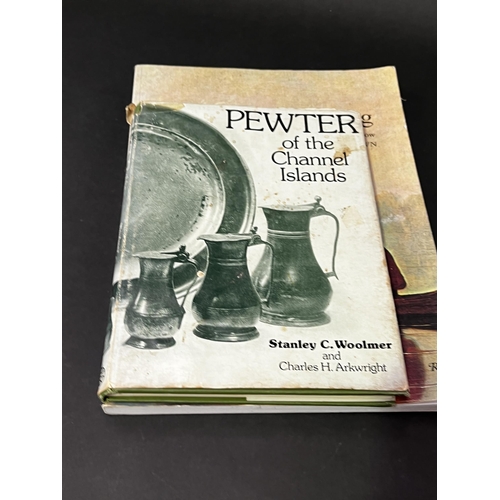 119 - Volumes Pewter of the Channel Islands by Stanley C. Woolmer and Charles H. Arkwright