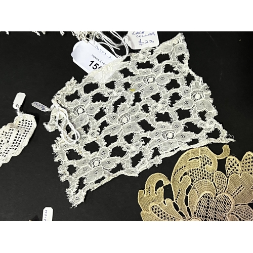 214 - Assortment of  lace etc (No measurements for this lot) (8)