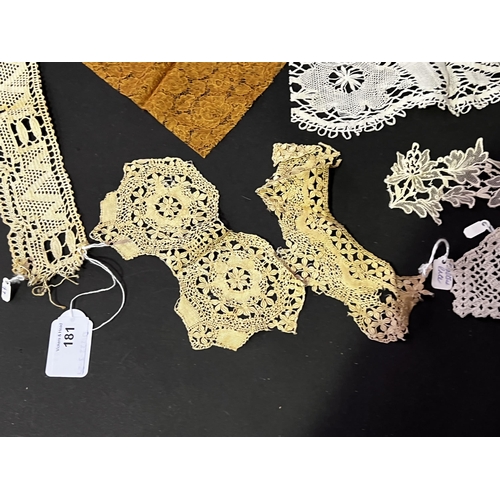 216 - Assortment of a Maltese and other lace etc (No measurements for this lot) (8)