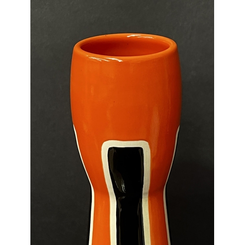 10 - 1970's style vase, approx 32.5cm H