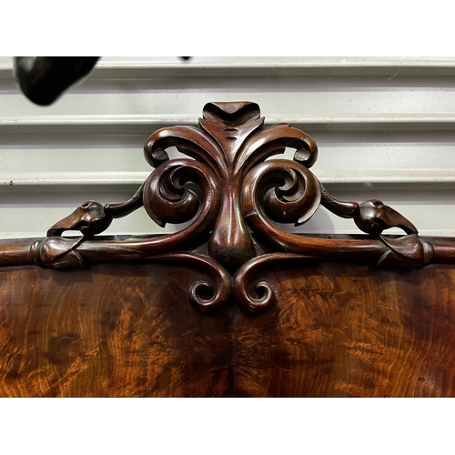 228 - Good quality antique mahogany twin pedestal sideboard, approx 134cm H x 184cm W x 63cm D