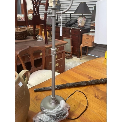 232 - Swan neck adjustable lamp, approx 74cm H