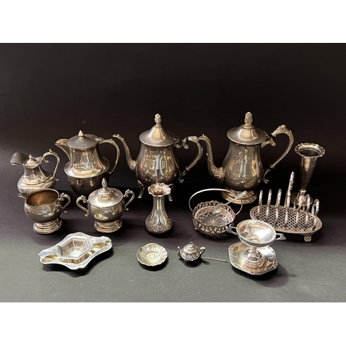 90 - Assortment of silver plate
