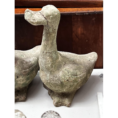 191 - Pair of garden ducks, each approx 34cm H (2)