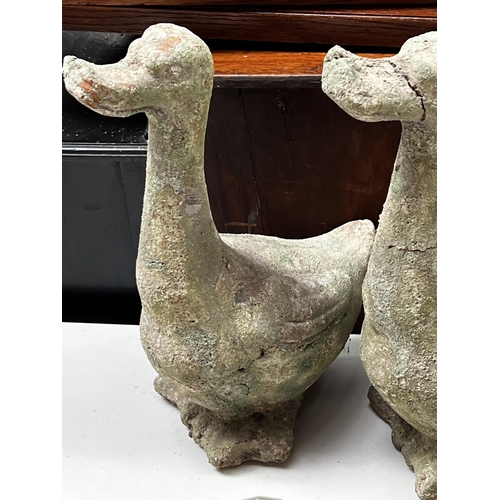 191 - Pair of garden ducks, each approx 34cm H (2)