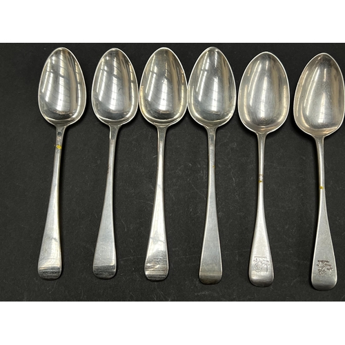 17 - Assortment of antique and vintage hallmarked sterling silver spoons, London and Sheffield, Georgian,... 