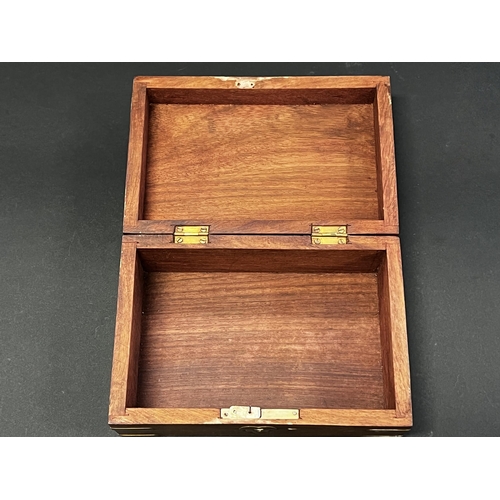 51 - Selection of modern burr wood boxes, approx 5cm H x 23cm W x 13cm D and smaller (5)