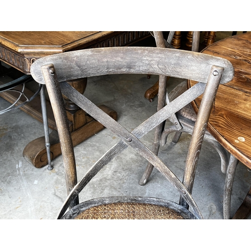 64 - Set of six modern bentwood dining chairs (6)