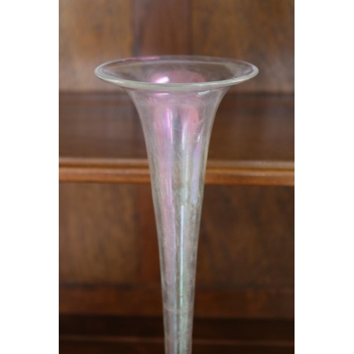 5 - Unique vase of ball & trumpet form, approx 44cm H