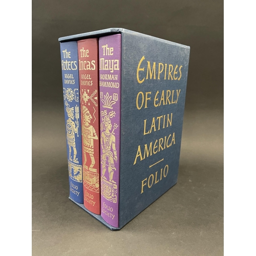 478 - Folio Society -Empires of Early Latin America, The Aztecs, The Incas, The Maya, Nigel Davies and Nor... 