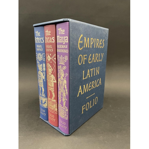 478 - Folio Society -Empires of Early Latin America, The Aztecs, The Incas, The Maya, Nigel Davies and Nor... 