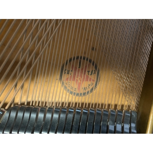 100A - Rare Rud Ibach Sohn ebonized double overstrung baby grand piano, serial number 88497, dated to aroun... 