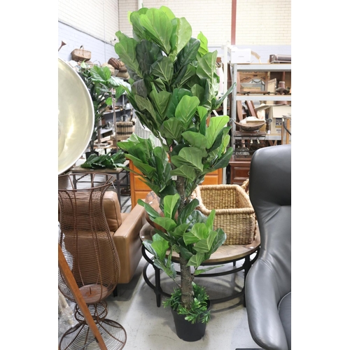 41 - Faux Muse fiddle leaf tree, approx 180cm H