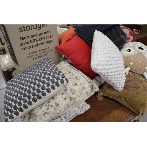 243 - Assortment of cushions