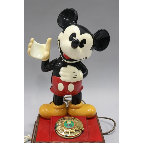 17 - Mickey Mouse telephone with orginal box, approx 38cm H