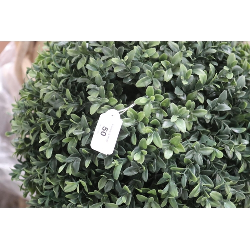 275 - Faux topiary plant, approx 111cm H