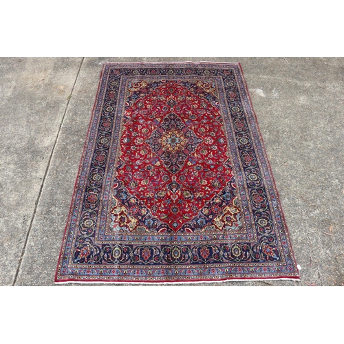 1046 - Handmade Persian wool Khorasan carpet, approx 303cm x 198cm
