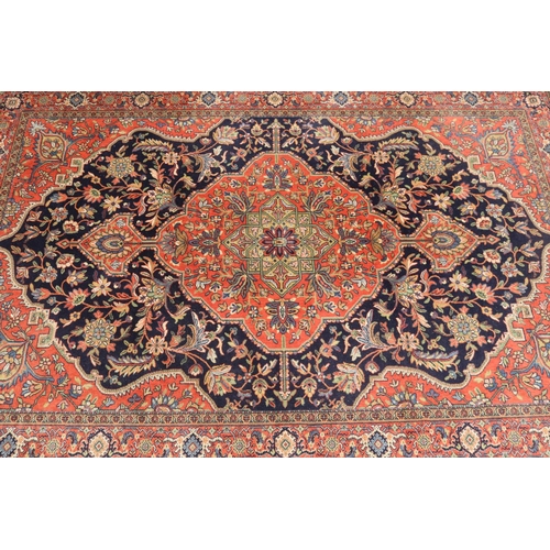 1133 - Vintage Persian Medallion hand knotted wool carpet, , approx 201cm x 290cm