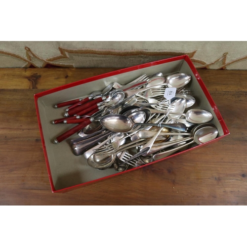 1680 - Large assortment of silver plate cutlery, mostly Dixon