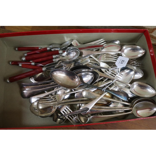 1680 - Large assortment of silver plate cutlery, mostly Dixon