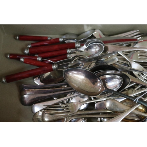 1680 - Large assortment of silver plate cutlery, mostly Dixon