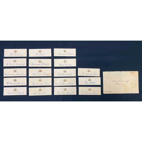 1720 - Rare & extensive single owner collection of 1954 Royal Visit memorabilia from the leading steward, t... 