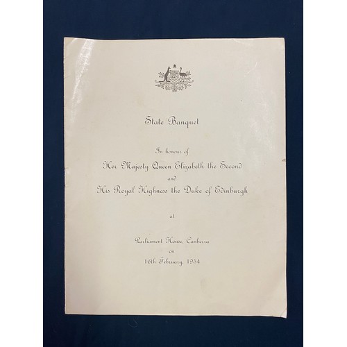 1720 - Rare & extensive single owner collection of 1954 Royal Visit memorabilia from the leading steward, t... 