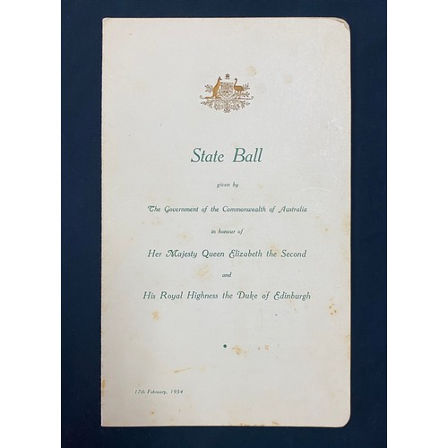 1720 - Rare & extensive single owner collection of 1954 Royal Visit memorabilia from the leading steward, t... 