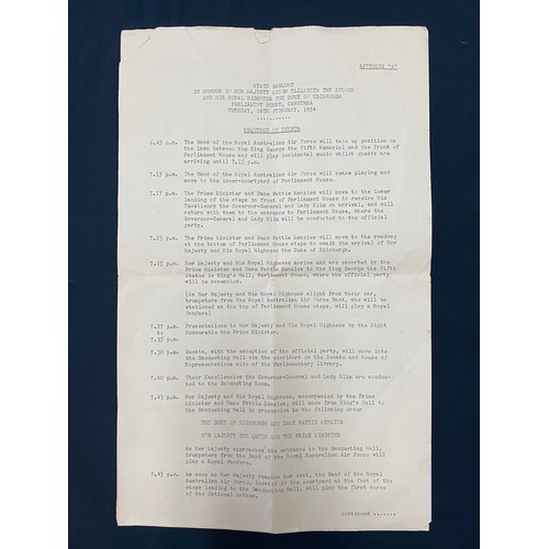 1720 - Rare & extensive single owner collection of 1954 Royal Visit memorabilia from the leading steward, t... 