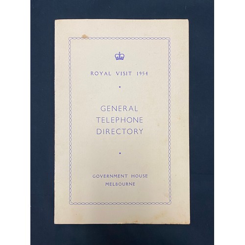 1720 - Rare & extensive single owner collection of 1954 Royal Visit memorabilia from the leading steward, t... 