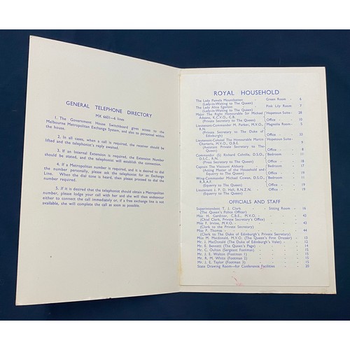 1720 - Rare & extensive single owner collection of 1954 Royal Visit memorabilia from the leading steward, t... 