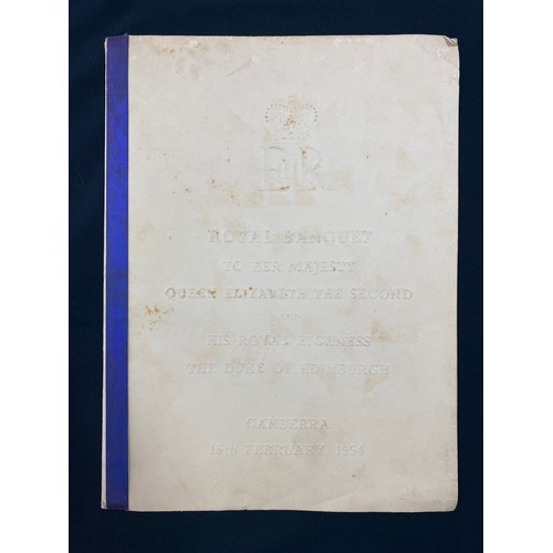 1720 - Rare & extensive single owner collection of 1954 Royal Visit memorabilia from the leading steward, t... 