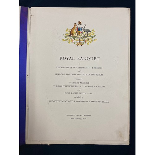 1720 - Rare & extensive single owner collection of 1954 Royal Visit memorabilia from the leading steward, t... 