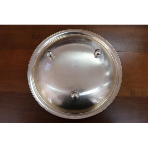 1754 - WMF circular silver plate circular tray, impressed mark to base, approx 33cm Dia