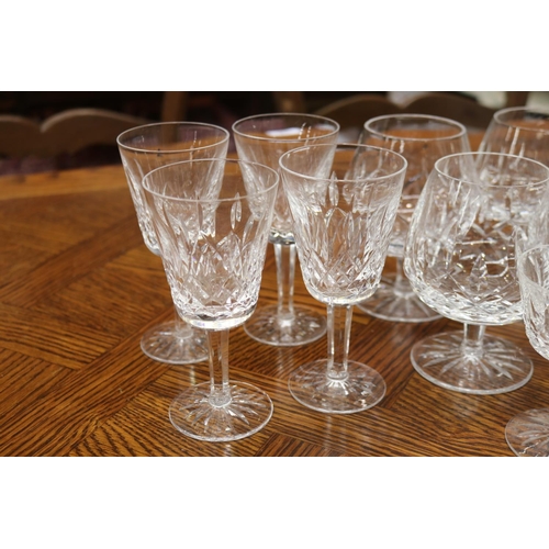 1749 - Assortment of Waterford glasses, approx 13cm H and shorter