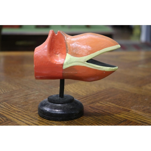 1617 - Sculpture on stand, approx 15cm H (including stand) x 16cm W